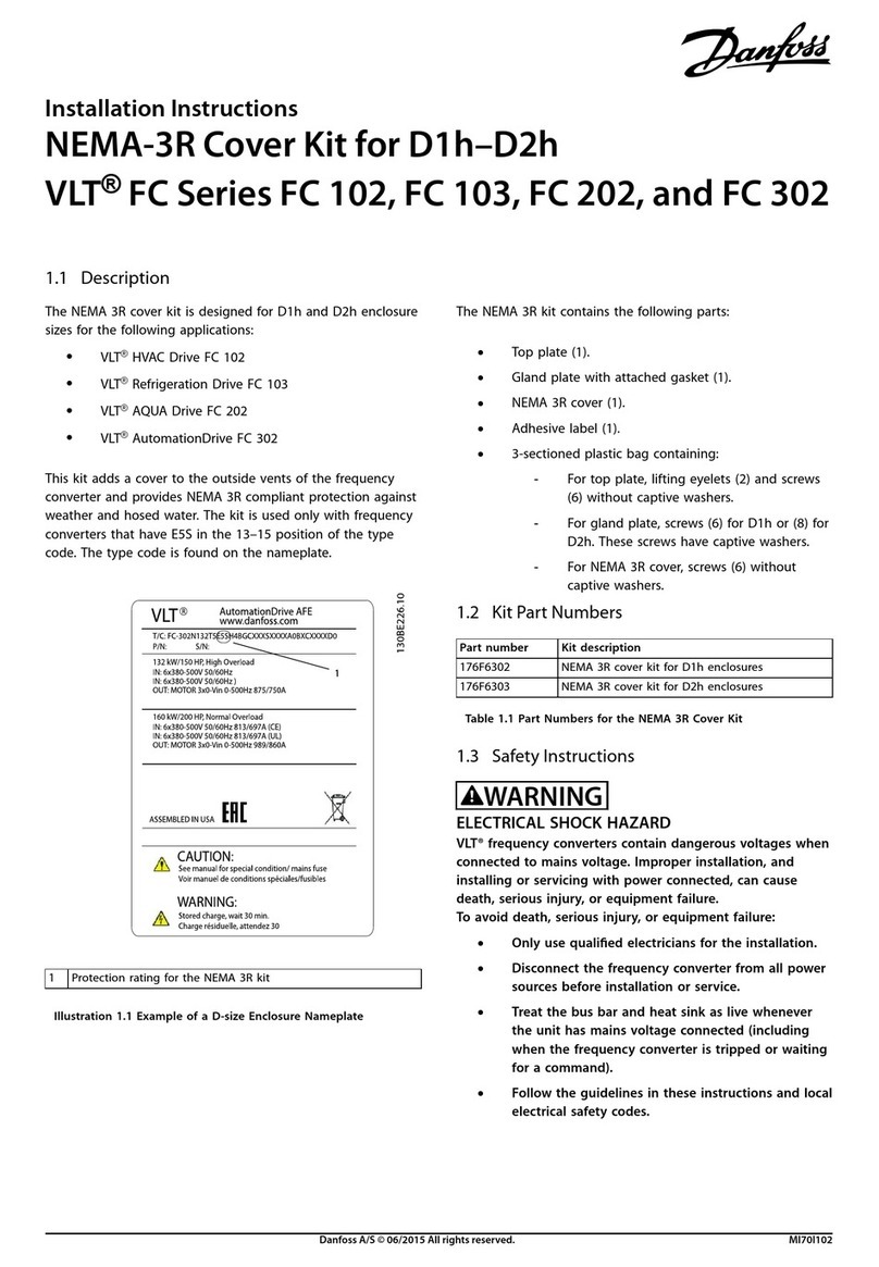 Danfoss NEMA-3R User manual
