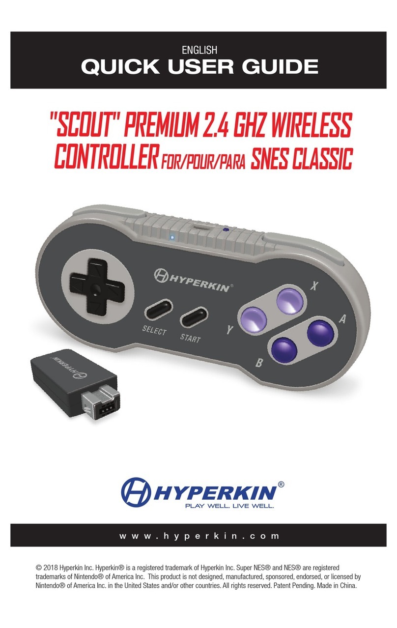 Hyperkin SCOUT Instruction manual