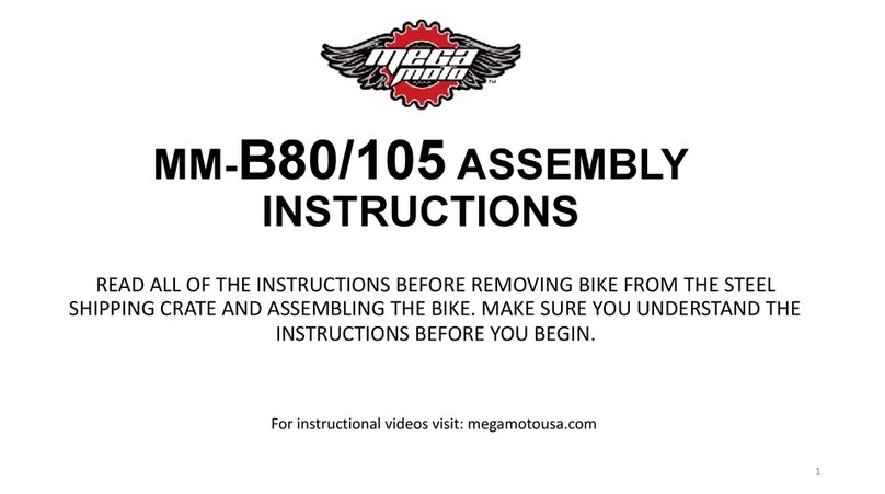 Megamoto MM-B105 Assembly instructions