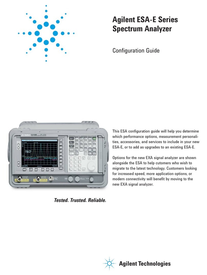 Agilent Technologies ESA-E E4402B User manual
