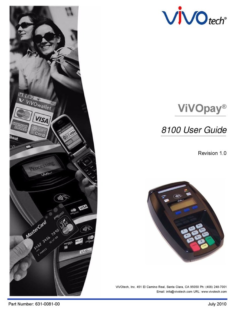 Vivotech VIVOpay 8100 user guide