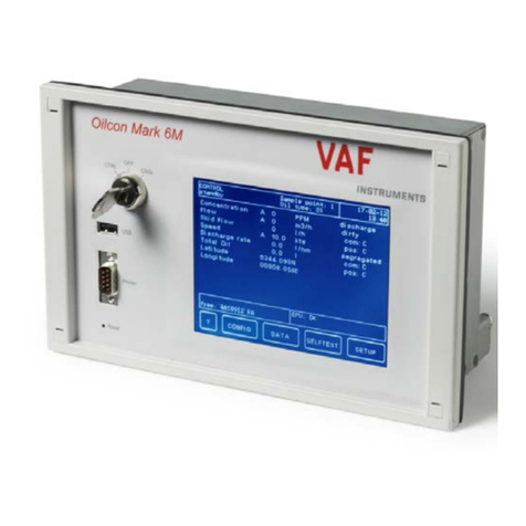 VAF instruments OILCON MARK 6M Technical manual