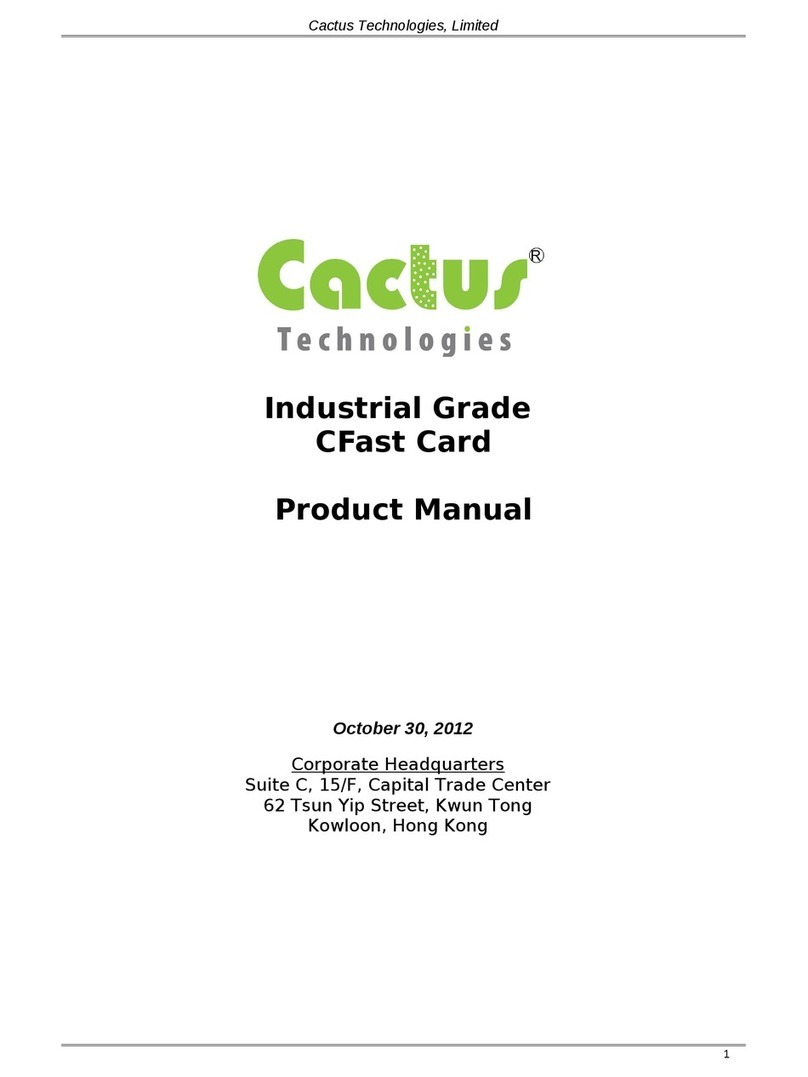 Cactus CFast User manual