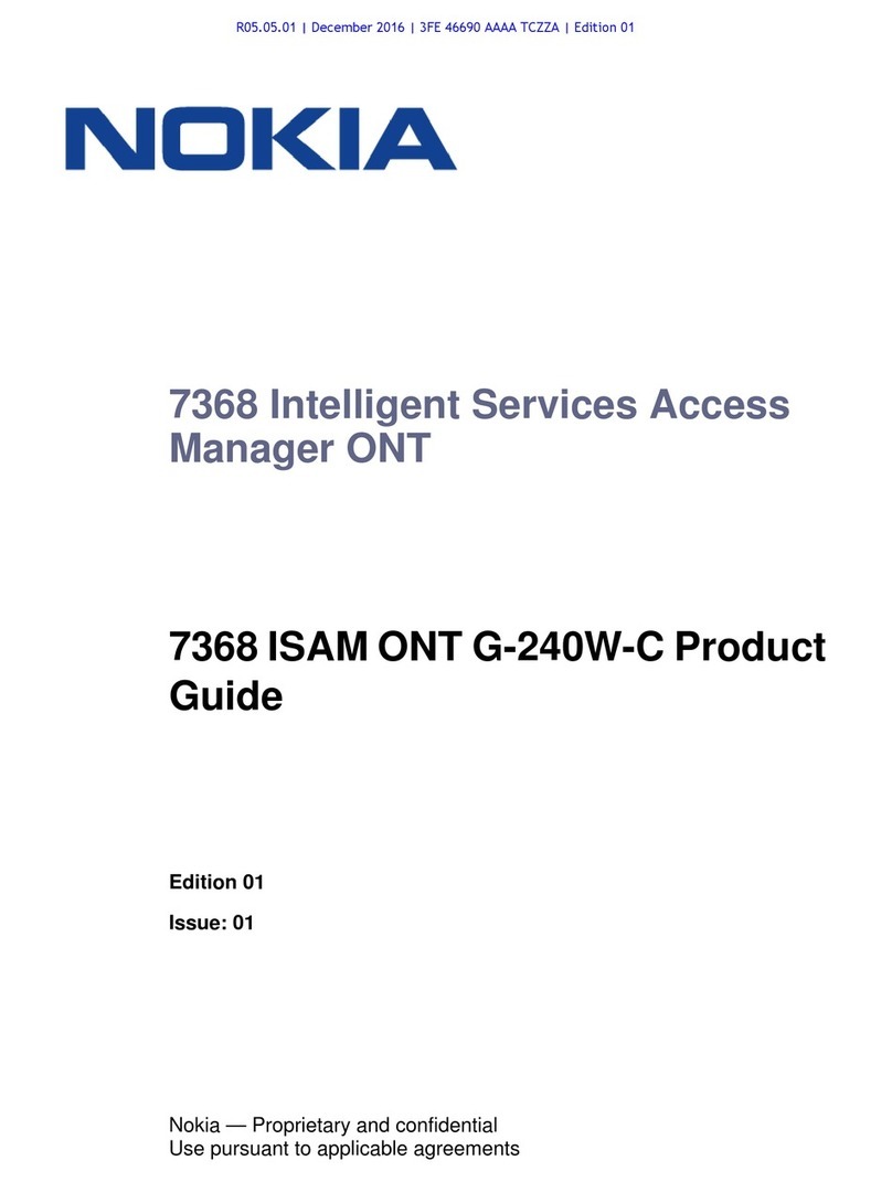 Nokia 7368 ISAM ONT G-240W-C User manual