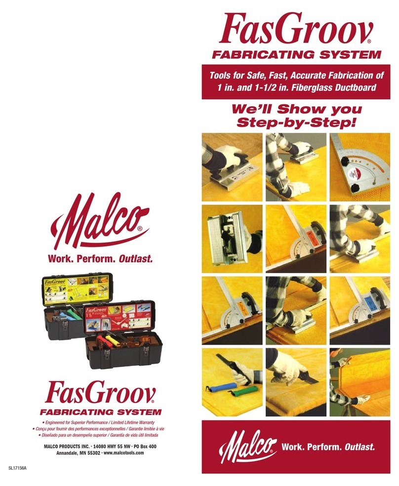 Malco FasGroov FGVK manual