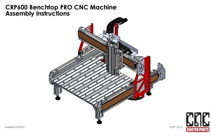 CNC Router Parts CRP600 Benchtop PRO Assembly instructions