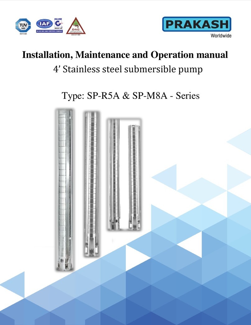 PRAKASH SP-R5A-8 Installation, maintenance and operation manual PRAKASH SP-R5A-8 Installation, maintenance and operation manual