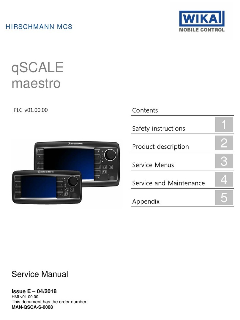 Hirschmann qSCALE maestro Service manual