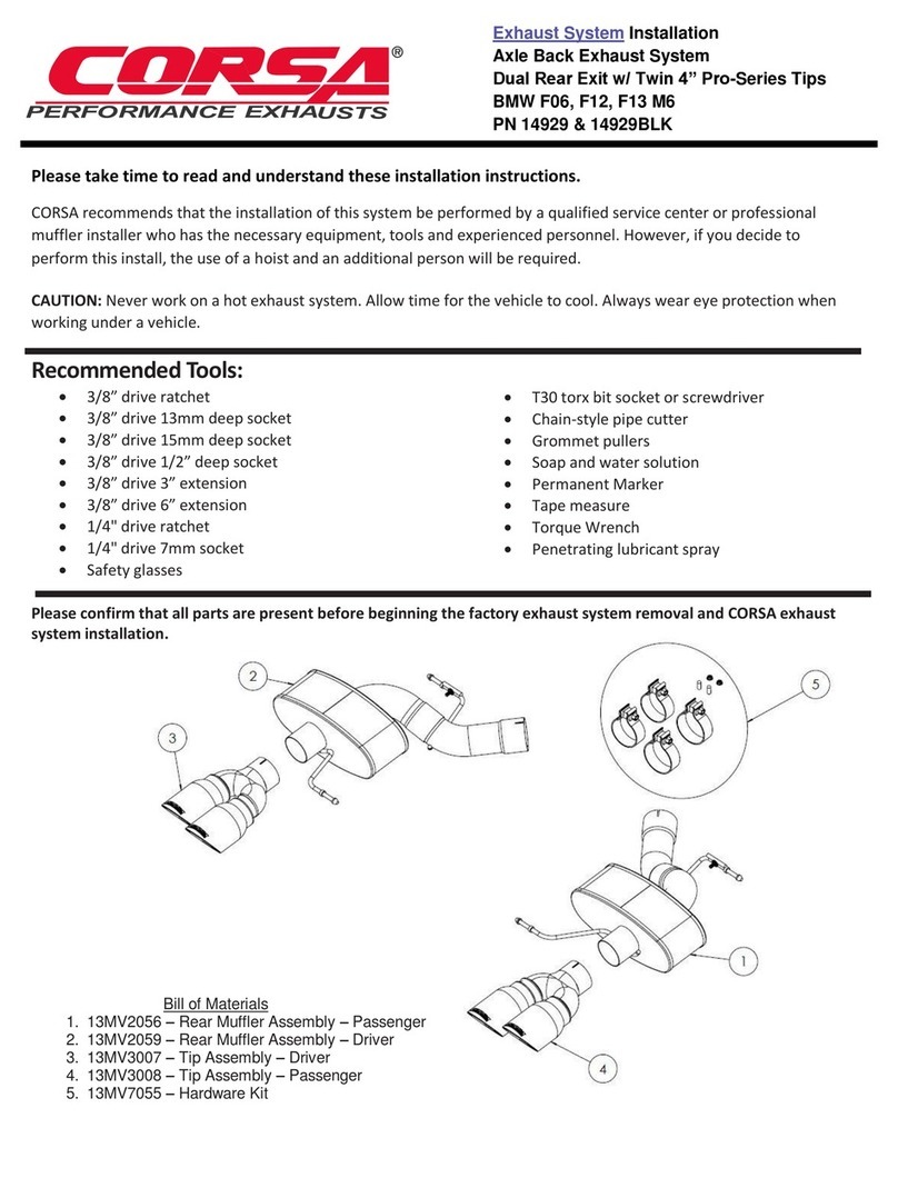 Corsa 14929 installation instructions