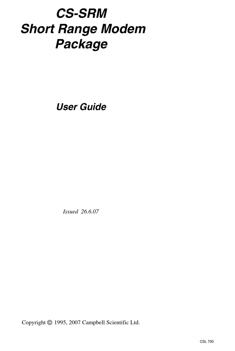 Campbell CS-SRM User manual