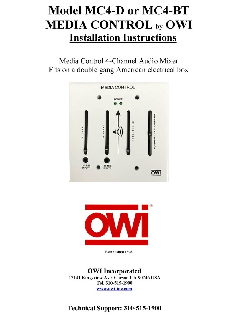 OWI MC4-D installation instructions