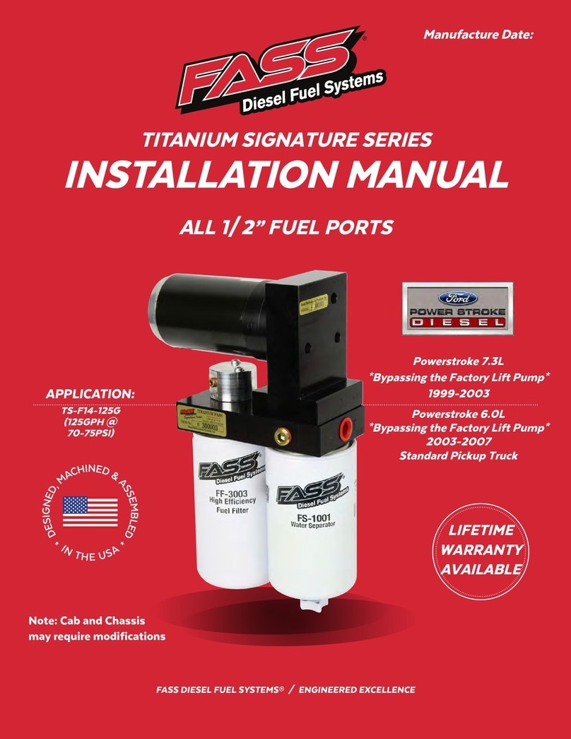Fass TS-F14-125G Installation guides