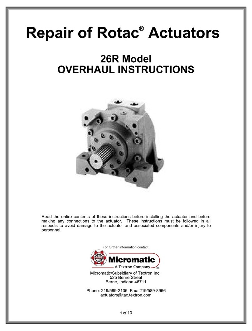 Rotac 26R OVERHAUL INSTRUCTIONS