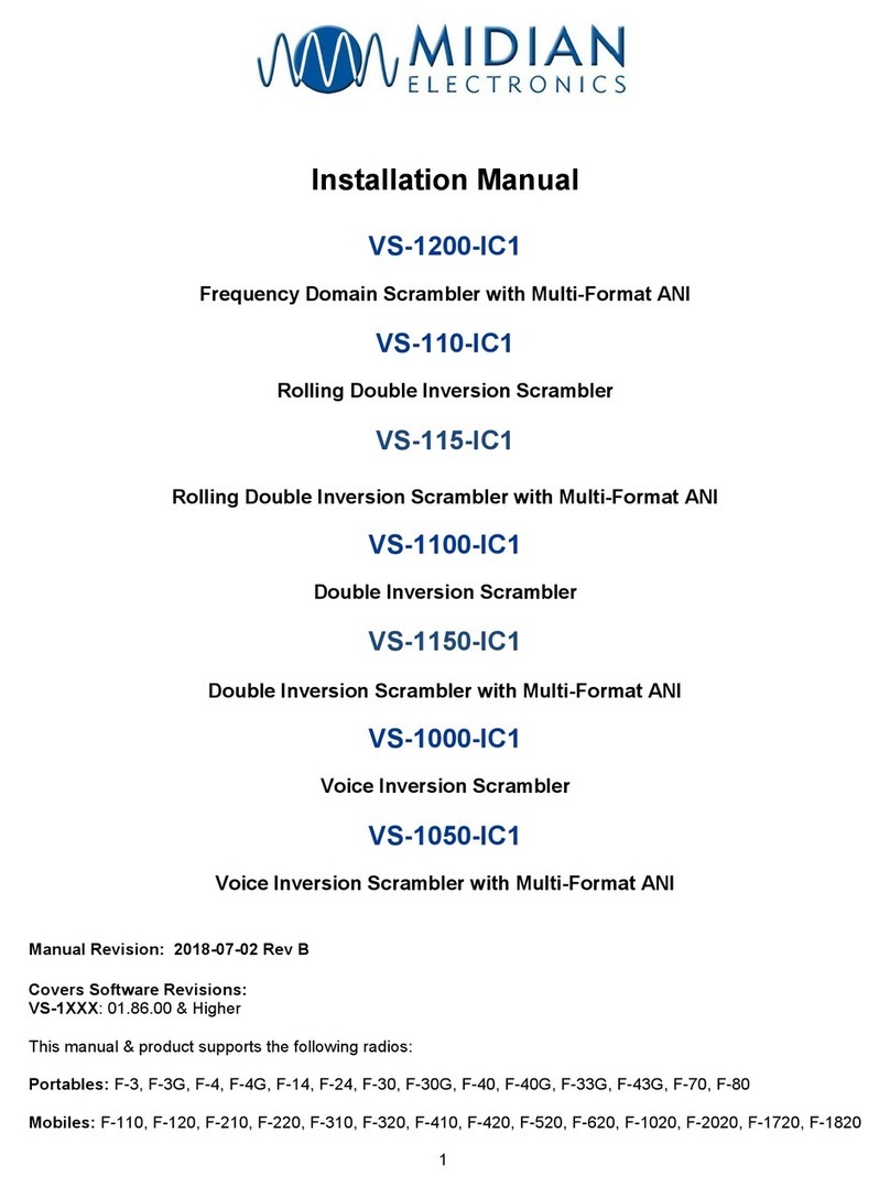 Midian VS-110-IC1 Operating and maintenance instructions Midian VS-110-IC1 Operating and maintenance instructions