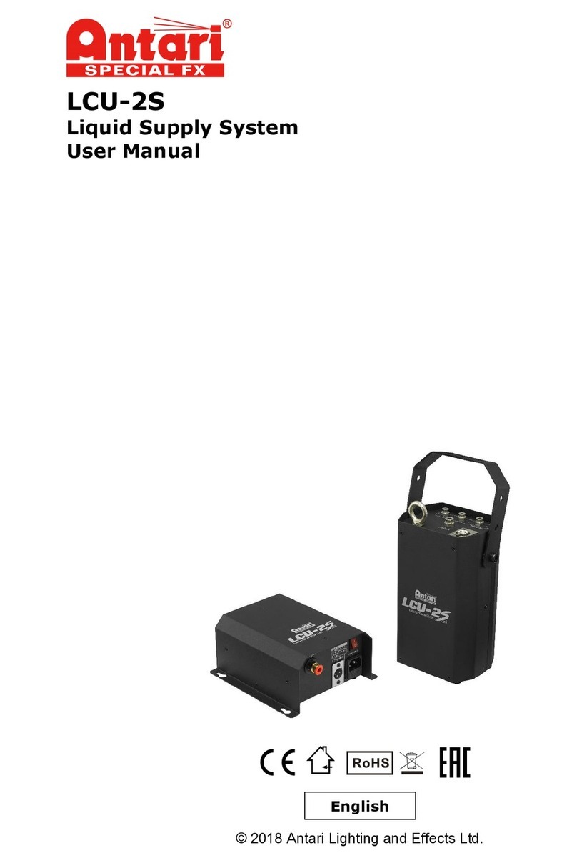 Antari LCU-2S User manual Antari LCU-2S User manual