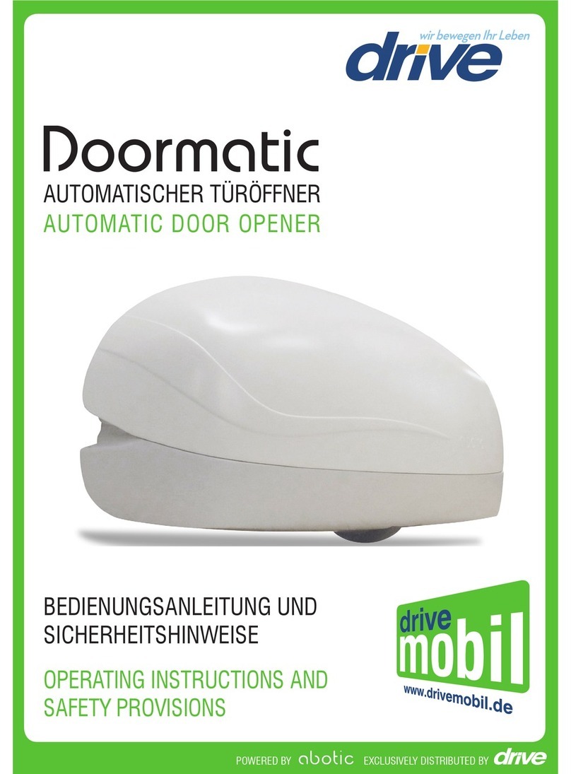 drive mobil Doormatic Operating instructions and safety guide drive mobil Doormatic Operating instructions and safety guide