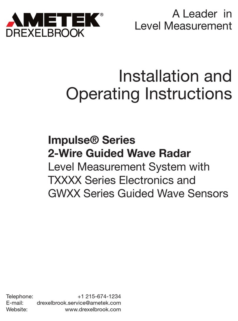 Ametek Drexelbrook Impulse T Series User manual