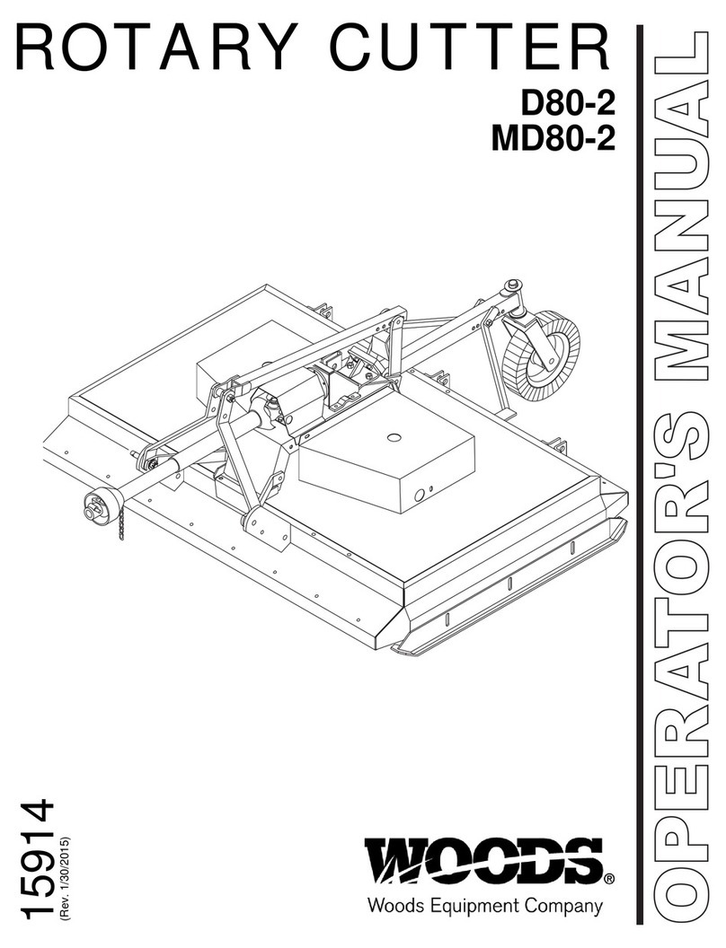 Woods D80-2 Operator's manual
