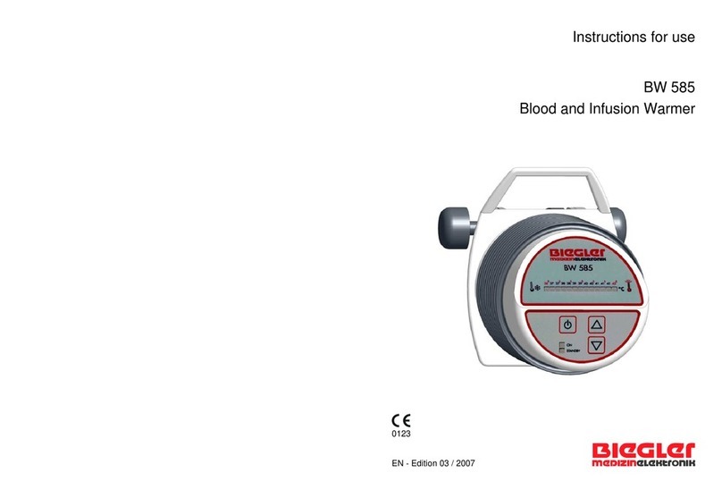 Biegler BW 585 User manual