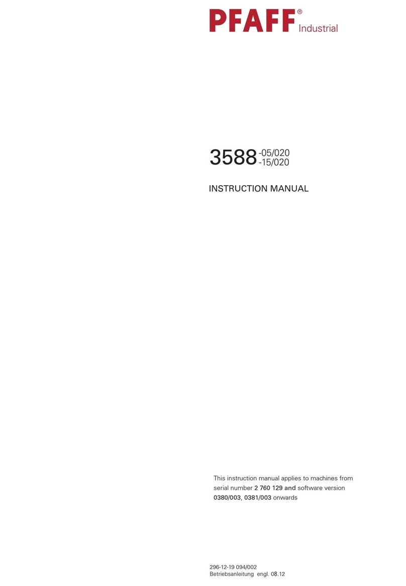 Pfaff 3588-05/020 User manual