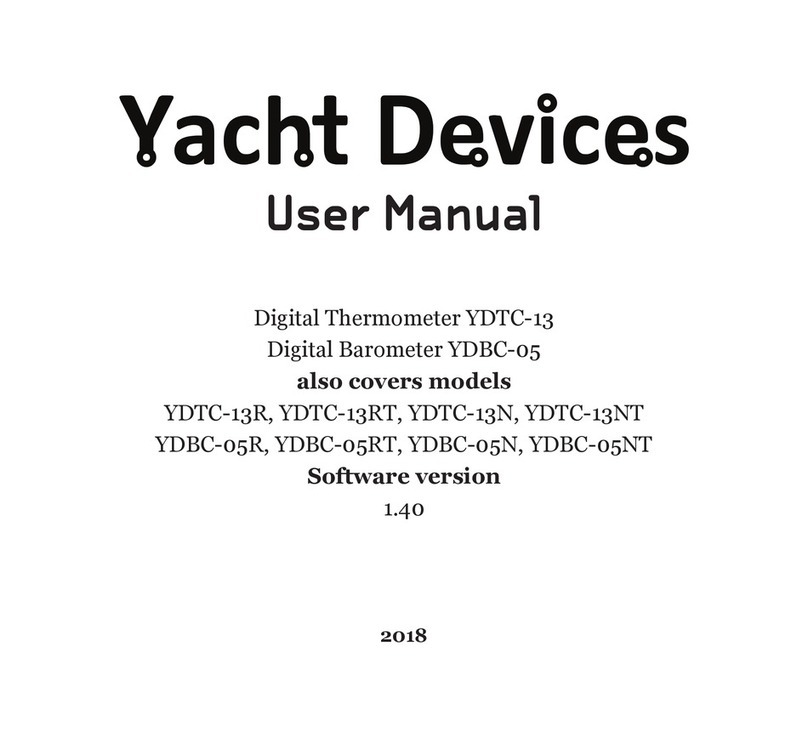 Yacht Devices YDTC-13 User manual