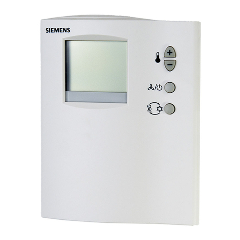 Siemens RDF110 manual