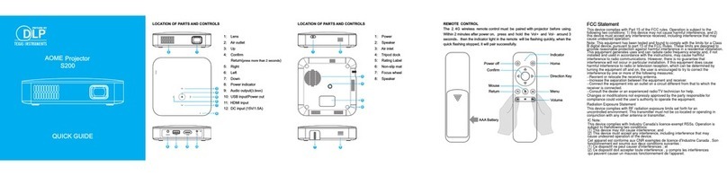 DLP S200 quick guide