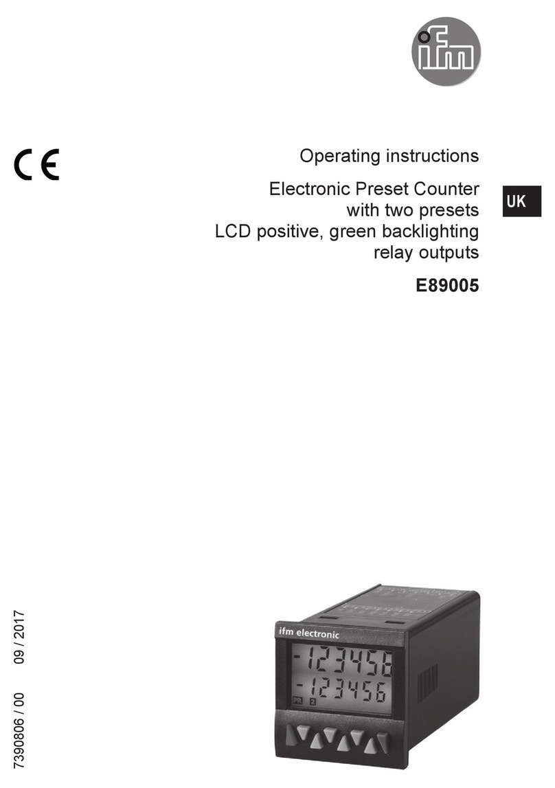 IFM E89005 operating instructions