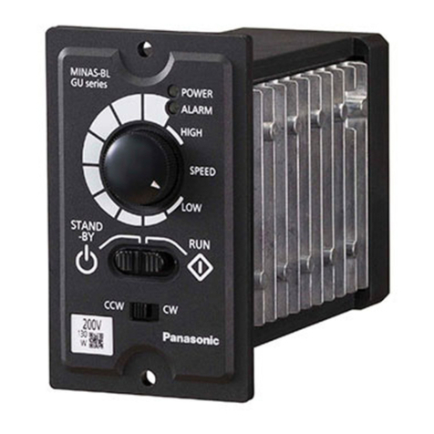 Panasonic MINAS-BL GU series Owner's manual