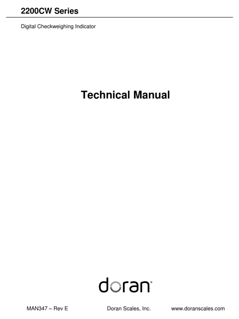 Doran 2200CW Series User manual