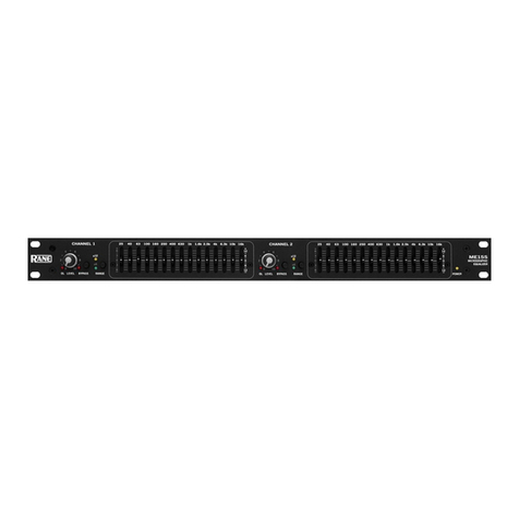 Rane ME 15S user guide