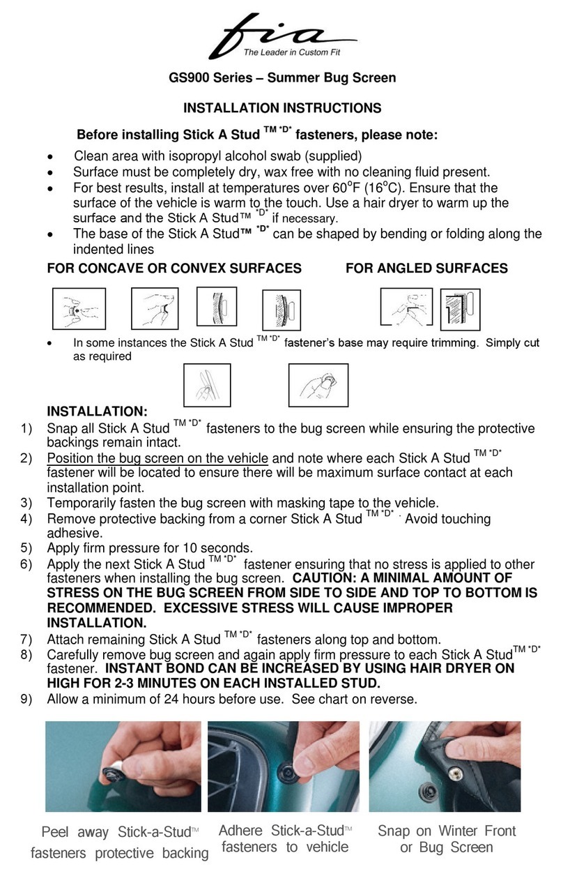 FIA GS900 Series installation instructions