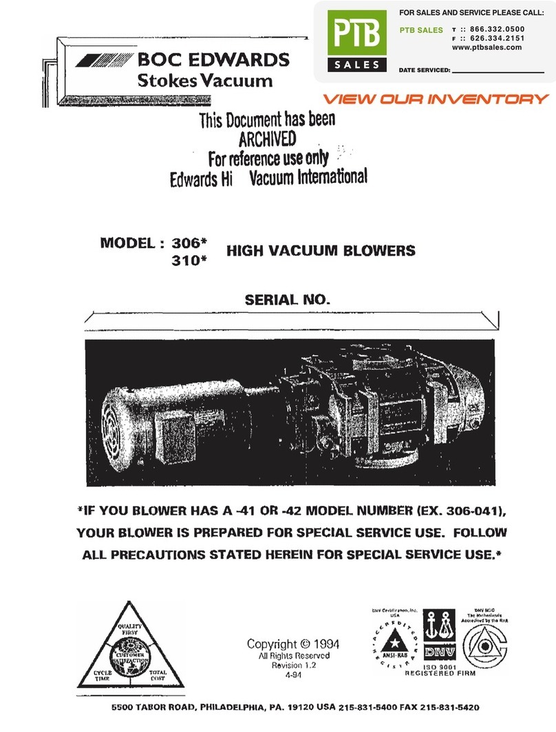 BOC Edwards 306 Series manual
