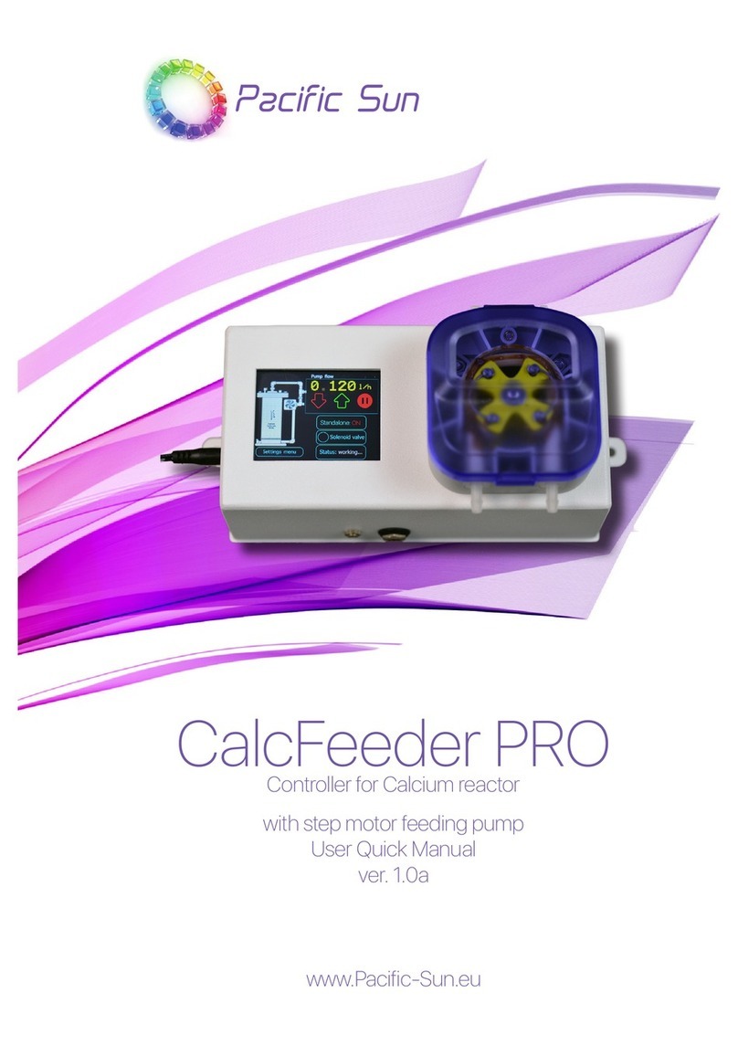 Pacific Sun CalcFeeder PRO User Quick Manual
