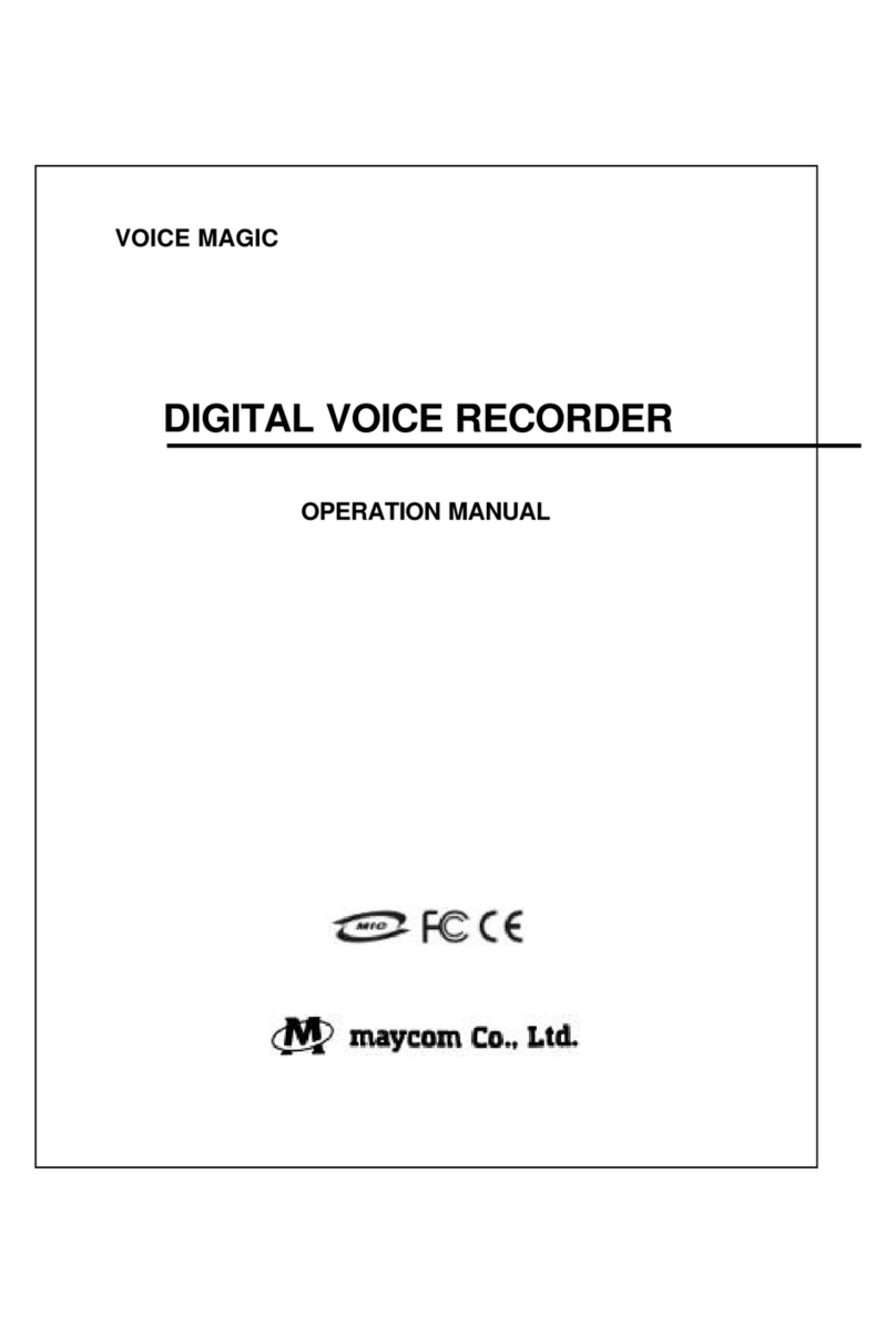 Maycom VOICE MAGIC Operation manual
