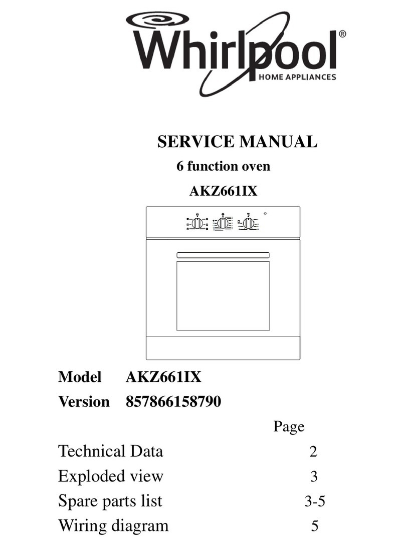 Whirlpool AKZ661IX User manual