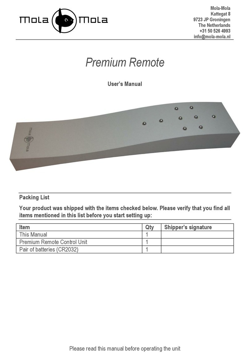 Mola-Mola Premium Remote user manual