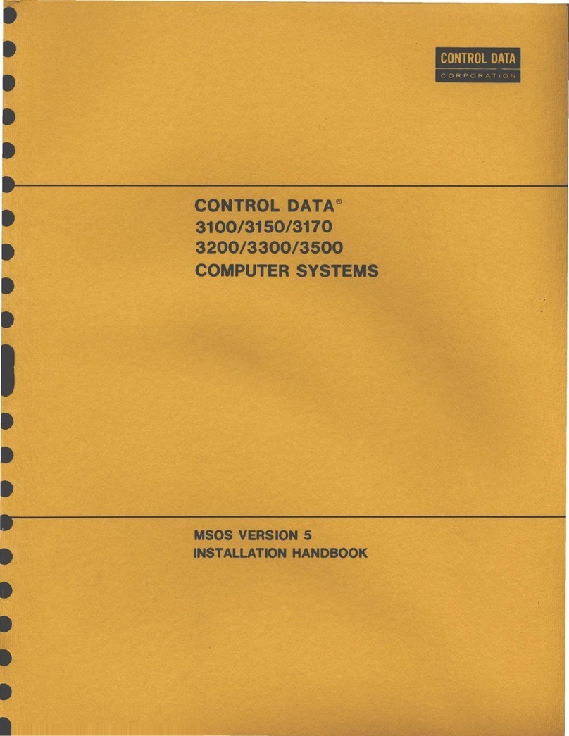 Control Data 3170 System manual
