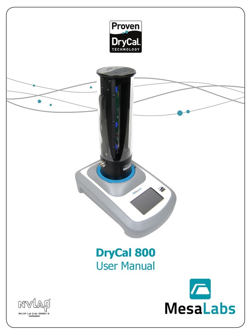 Mesalabs DryCal 800 user manual