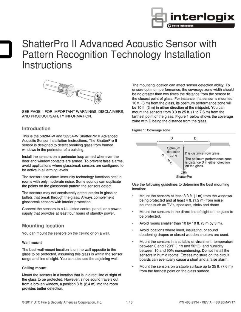 Interlogix ShatterPro II User manual