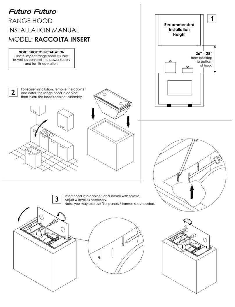 Futuro Futuro RACCOLTA INSERT installation manual