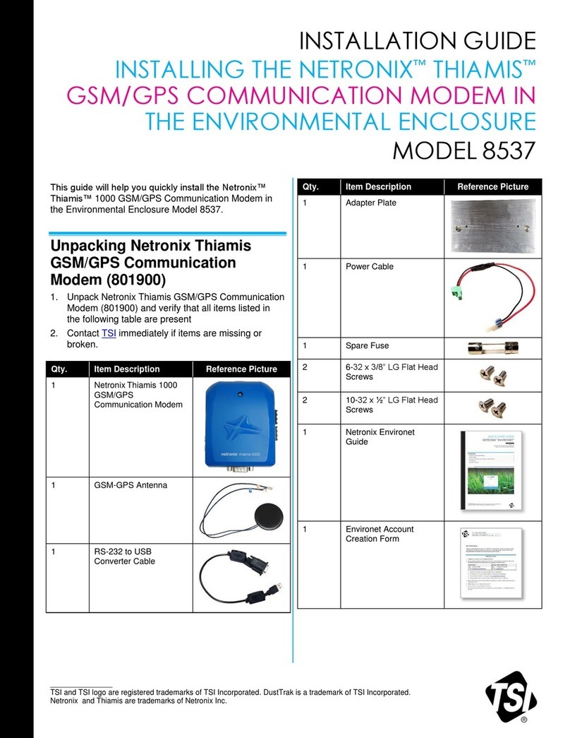 TSI Instruments 8537 installation guide