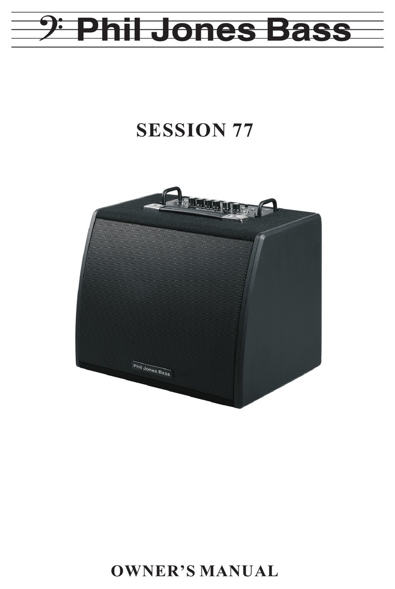 Phil Jones Bass SESSION 77 owner's manual