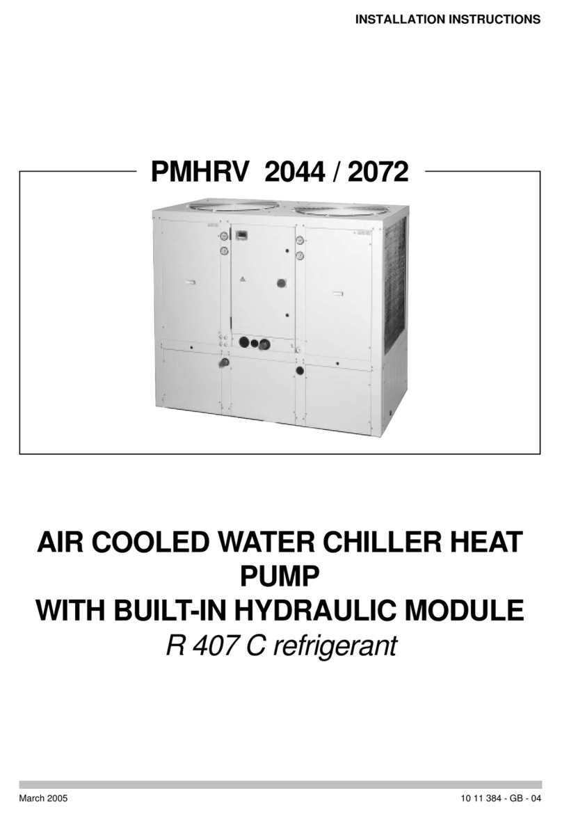 Technibel PMHRV 2044 installation instructions