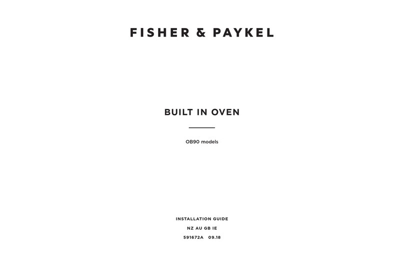 Fisher & Paykel OB90 Series User manual Fisher & Paykel OB90 Series User manual