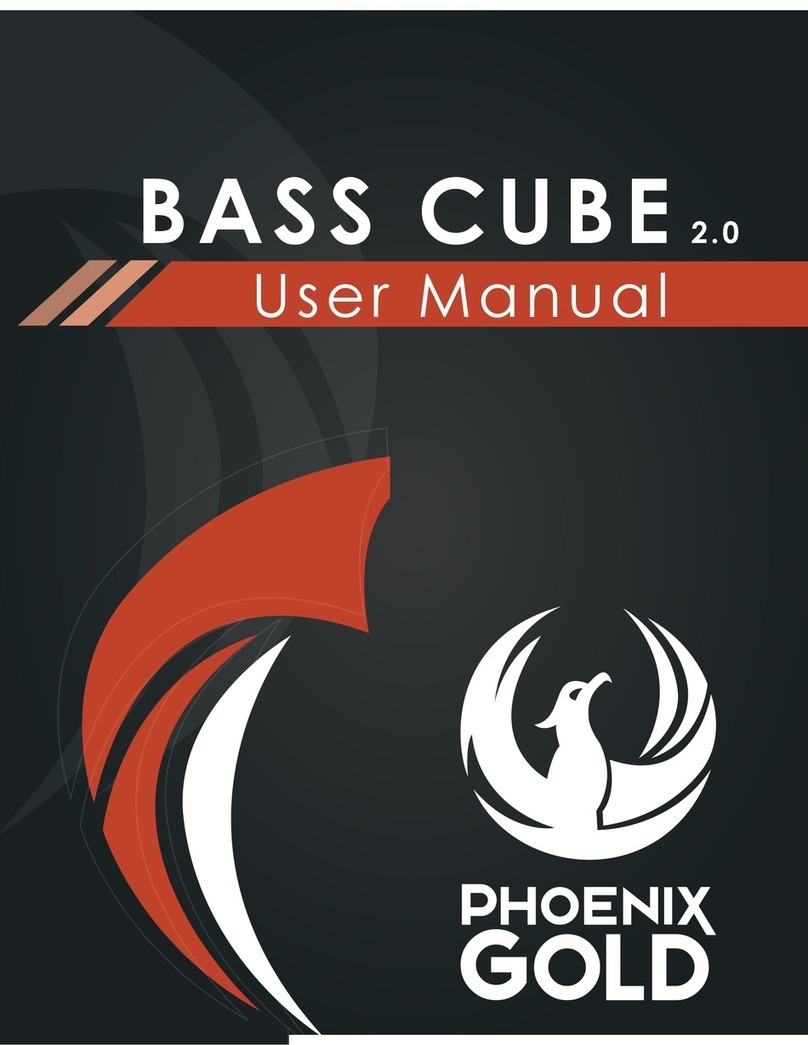 Phoenix Gold Bass Cube 2.0 user manual Phoenix Gold Bass Cube 2.0 user manual