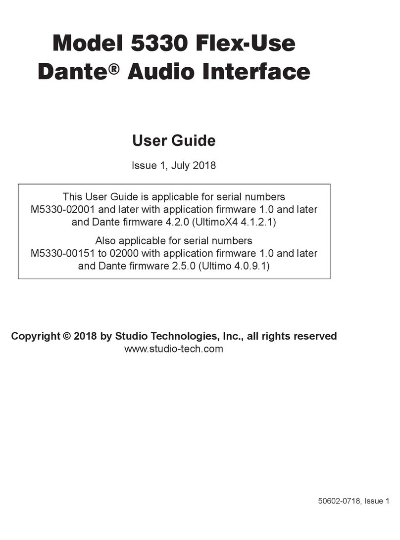 Studio Technologies Dante 5330 user guide