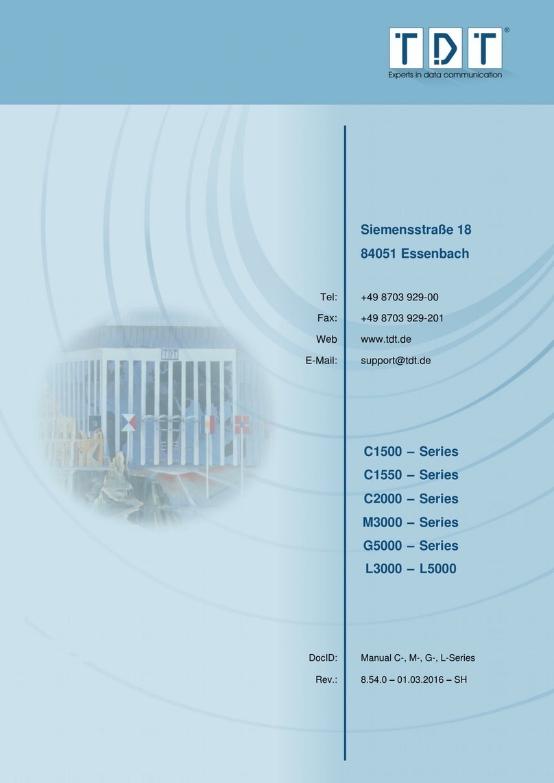 TDT C-Series manual