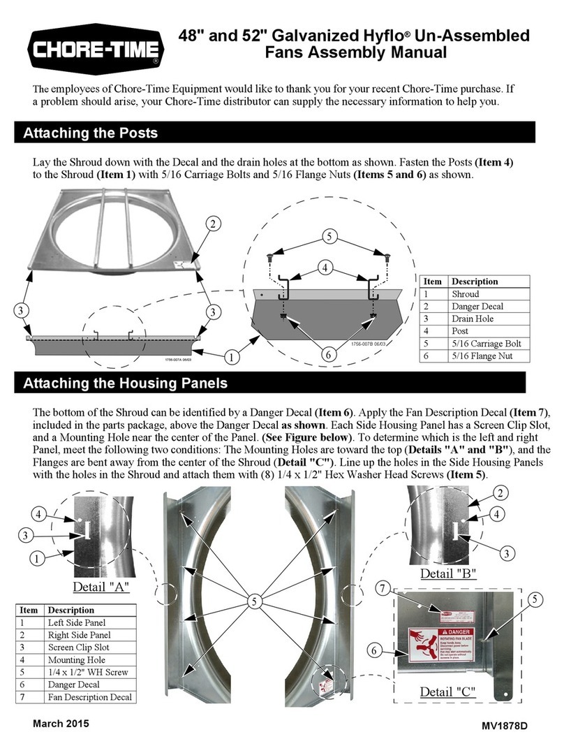 Chore-Time Hyflo User manual