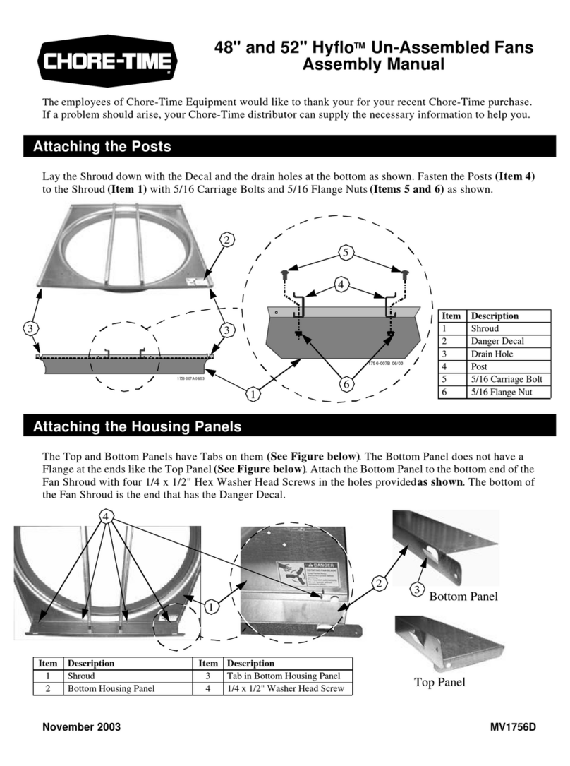 Chore-Time Hyflo User manual